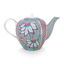 Load image into Gallery viewer, Pip studio festival blue teapot 1.6Ltr
