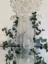 Load image into Gallery viewer, Glass Christmas tree with crushed glass and glitter embellishment
